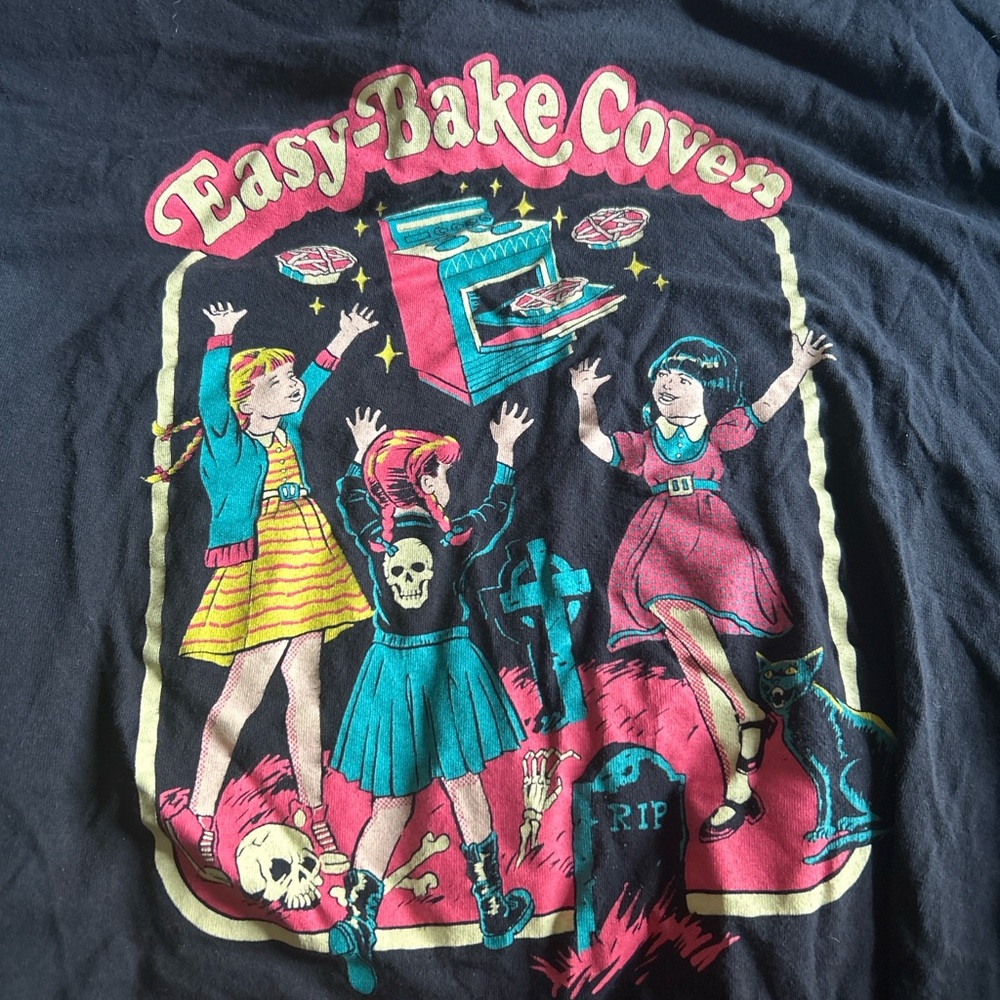 Easy-Bake Coven Graphic Tee | Retro Witchy Horror Shirt | 2XL